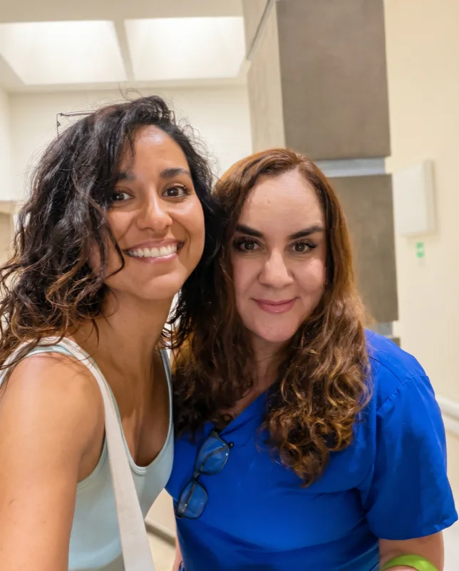 With Dr. Patricia at Limphocare, Tijuana